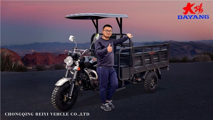 cargo Tricycle with cover for passenger